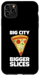 Coque pour iPhone 11 Pro Max Design amusant Love Pizza Big City Style