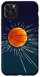 Coque pour iPhone 11 Pro Max Ballon de basket de sport en couleur classique