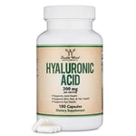 Hyaluronic Acid Supplement -180 Capsules by Double Wood Supplements