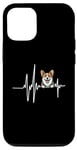Coque pour iPhone 13 Adorable chien Pembroke Welsh Corgi Battement de cœur drôle