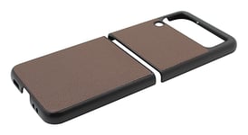 Hardcase PU Läderskal Samsung Galaxy Z Flip 3 5G (SM-F711B) (Brun)