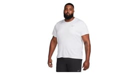 Maillot manches courtes nike uv miler blanc homme