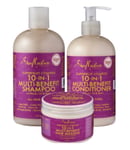 Shea Moisture Superfruit Complex 10in1 Multi Benefit Shampoo, Conditioner.mask