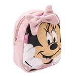 CERDÁ LIFE'S LITTLE MOMENTS Sac à Dos Maternelle Minnie Mouse - Fermeture Éclair - 18x22x8 cm - Petit Cartable Conçu en Matières Souples - Bretelles Ajustables - Produit Original Conçu en Espagne