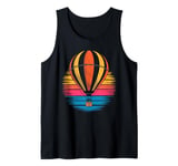 Hot Air Balloon Retro Sunset Vintage Hot Air Balloon Tank Top