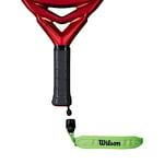 Wilson Cordon de Poignet pour Raquette de Padel, Comfort Cuff Zipcord, Interchangeable, Vert