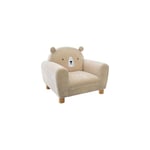 Fauteuil Pour Enfant avec Oreilles d'Ours Beige Atmosphera For Kids