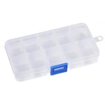 Svartiment Boks Plast Transparent 13x6,5x2,2cm - 10 rom