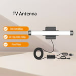 Antenne intérieure numérique VHF UHF IPTV,amplificateur de signal Full TV HD portable,récepteur DVB T2 TDT