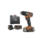 Perceuse-visseuse à percussion AEG 18V Brushless - Batteries 4,0Ah et 2.0Ah - Chargeur - BSB18SBL2-X02