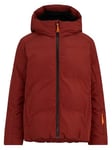 Ziener AWAR Veste de ski/veste d'hiver pour enfant | chaude, respirante, imperméable, marron bois, 128