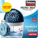 Rubson AERO 360° Absorbeur d'humidité pour pièce de 20 m² déshumidificateur d...