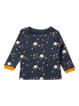 Little Green Radicals Baby Moon Long Sleeve T-Shirt, Blue/Multi