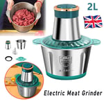 2L Electric Meat Grinder Mincer Mixer Blender Food Chopper Processor Blender