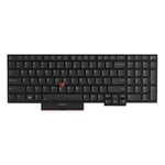 Lenovo Lite-On - erstatningstastatur for bærbar PC - med ClickPad  Trackpoint - QWERTY - USA/UK