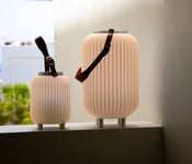 Nikki Amsterdam - The.Lampion XS - Lampa med inbyggd Bluetooth-högtalare & vinkylare - Vit