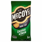 Mccoy's Cheese And Onion Crisps 6 X 27 G