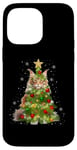 Coque pour iPhone 14 Pro Max Cat Maine Coon Sapin de Noël pour les amoureux des chats