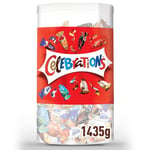 CELEBRATIONS - Assortiment de Chocolats au Lait à Partager - SNICKERS, TWIX, MARS, MALTESERS, BOUNTY et autres - Boîte Grand Format - 1,435kg