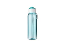 Mepal - Bouteille Flip-Up Campus - Gourde Étanche pour L'école et les Déplacements - Bouteille Transparente - Réutilisable - Sans BPA et Lavable au Lave-vaisselle - 500 ml - Turquoise