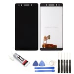 VITRE TACTILE + ECRAN LCD SUR CHASSIS POUR HUAWEI HONOR 7 OR + OUTILS + COLLE