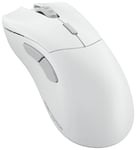 Glorious Gaming Model D 2 PRO 4K/8K Wireless Gaming Mouse - 2.4GHz 1ms delay, 4K/8K Polling, 100M clicks, 62g Superlight, Long Battery Life, 26K DPI, RGB, Ergonomic, 6 Buttons, PTFE Feet - White