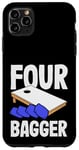 Coque pour iPhone 11 Pro Max Planche Four Bagger Cornhole Fun Sport Vibes