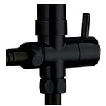 Capaldo - Inverseur pour colonne de douche mode'le LX-4001 accessoire de remplacement de douche noir mat