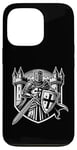 iPhone 13 Pro Medieval Knight with Sword and Shield - Castle Battle Design Case