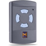 Télécommande de garage HSM4 868 MHz, télécommande de porte, remplacement pour Hörmann émetteur portatif HSM 4, 868,3 MHz, 4 touches, portée 30 m,