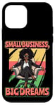 iPhone 12 mini Small Business Big Dreams Curly Black Afro Woman CEO Case