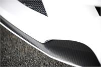 Rieger Tuning 00099130 DTM centersplitter ABS-plast kolfiber-look till 00035030/31/32/33/41/43