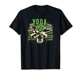 Star Wars The Clone Wars Yoda Slogans T-Shirt