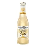 FEVER-TREE WHITE GRAPE & APRICOT SODA 24 X 200ML BOTTLES CARBONATED TONIC WATER