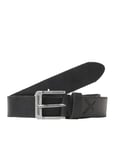 JACK & JONES Men's JACROCK Leather Belt NOOS, Black, 90