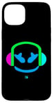 Coque pour iPhone 15 Plus Drôle DJ Mauve Multicolore Angry Face