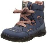 Superfit Garçon Fille Glacier Gore-Tex à Rembourrage Chaud Après-Ski, Bleu/Rose 8010, 21 EU Large