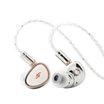 Linsoul SIMGOT EA1000 Fermat 10 mm Moniteur intra-auriculaire Dynamic Driver, Casque intra-auriculaire HiFi IEM,Casque de jeu filaire, avec câble OFC argenté pour musiciens audiophiles (EA1000 Fermat)