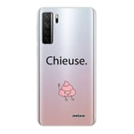 Evetane Coque Compatible avec Huawei P40 Lite 5G Souple Silicone Solide Ultra Resistant Fine Protection Housse Etui Transparente Chieuse Motif Tendance