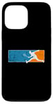 Coque pour iPhone 13 Pro Max Joueur de squash rapide avec raquette de tennis