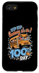 Coque pour iPhone SE (2020) / 7 / 8 100 Days of School Bus Driver Kids Teacher Hooray 100