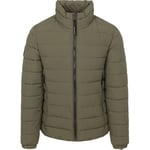 Veste Superdry  Fuji Veste Bouffante Vert Olive