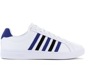 K-Swiss classic court TIEBREAK Leather Hommes Sneaker Blanc 07011-984 Neuf