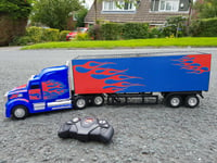 American Bird Flame Container Large Truck Lorry Radio Remote Control Car 57cmL