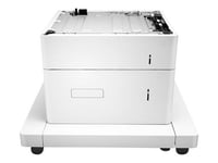 HP Paper Feeder and Stand - Base d'imprimante avec tiroir d'alimentation pour support d'impression - 2550 feuilles dans 2 bac(s) - pour LaserJet Enterprise MFP M634; LaserJet Enterprise Flow MFP M634, MFP M635, MFP M636