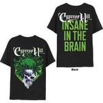 Cypress Hill Unisex T-Shirt: Insane In The Brain (Back Print) (X-Large)