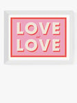 EAST END PRINTS Studio Eleni 'Love is Love' Framed Print