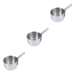 Mini Milk Pan Sauce Dish Handle Stainless Saucepan Tiny Pot Dipping Bowl x