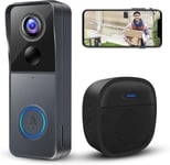 Wireless Video Doorbell Camera with Chime, Smart Door Bells with... 