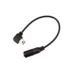 3.5mm Mikrofon Adapter Kabel för GoPro Hero Svart